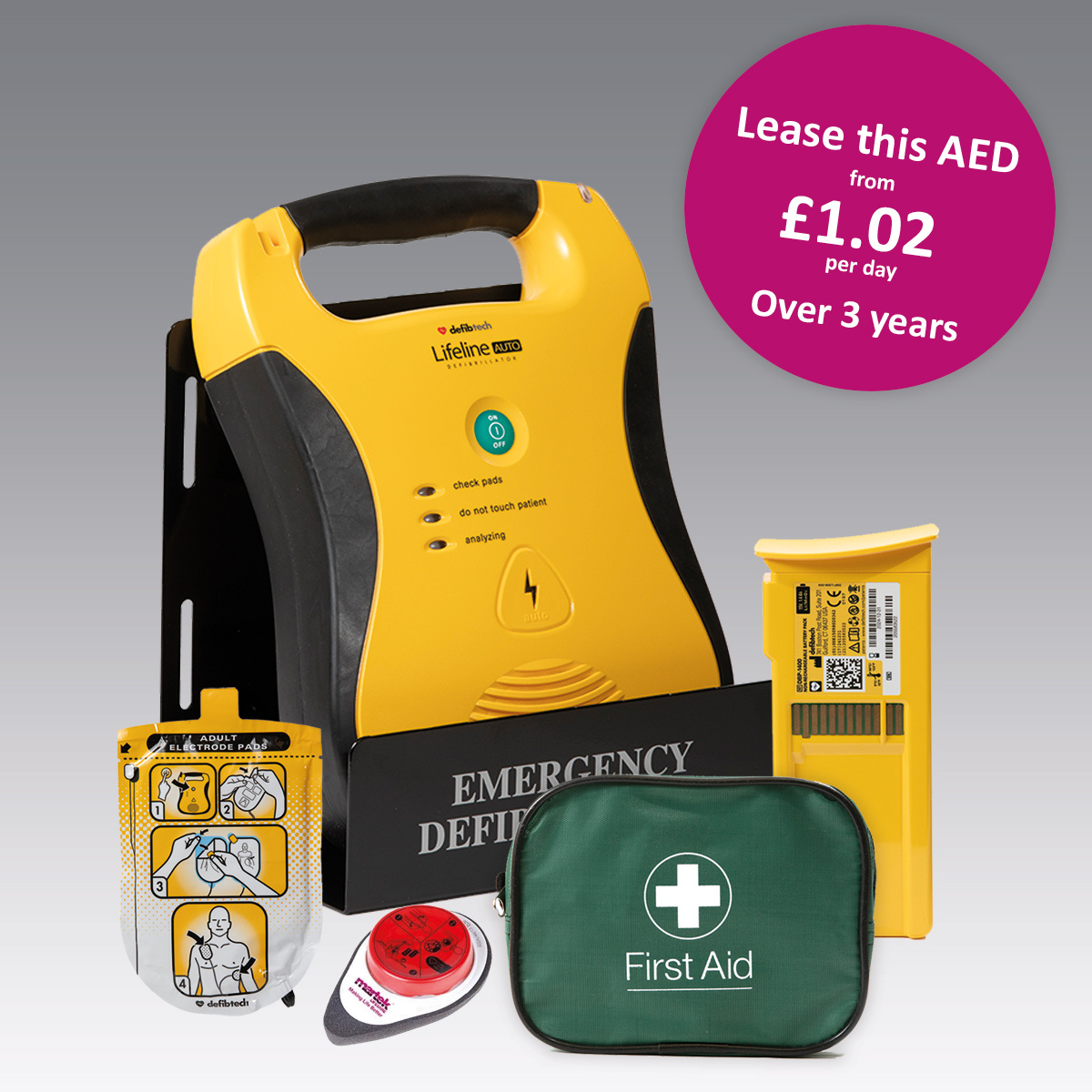 Secondary School Defibrillator AED Package