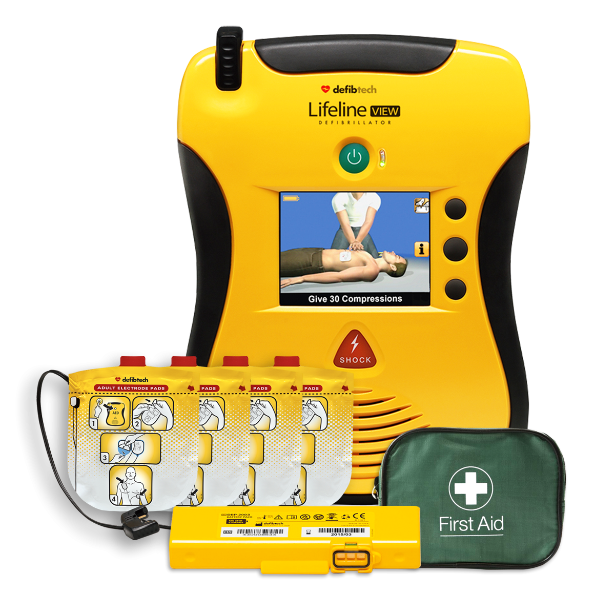 Lifeline View Semi Automatic External Defibrillator