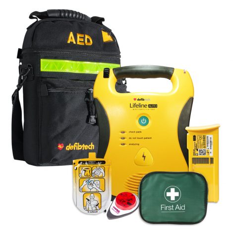 Portable AED Defibrillator Package