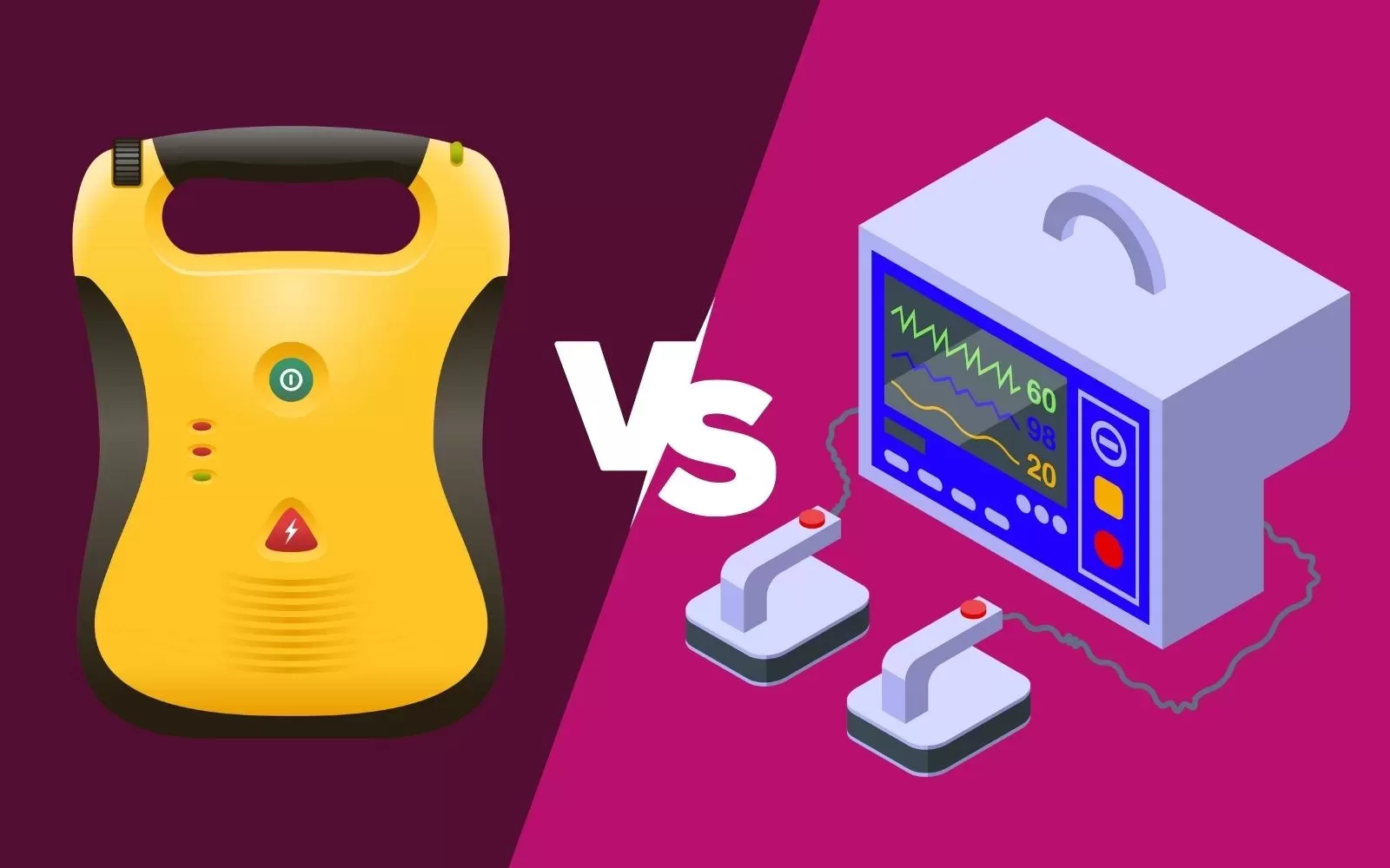 What’s The Difference Between A Defibrillator And An AED?